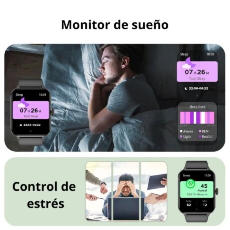 Reloj Inteligente Smartwatch Deportivo Blackview R50 negro