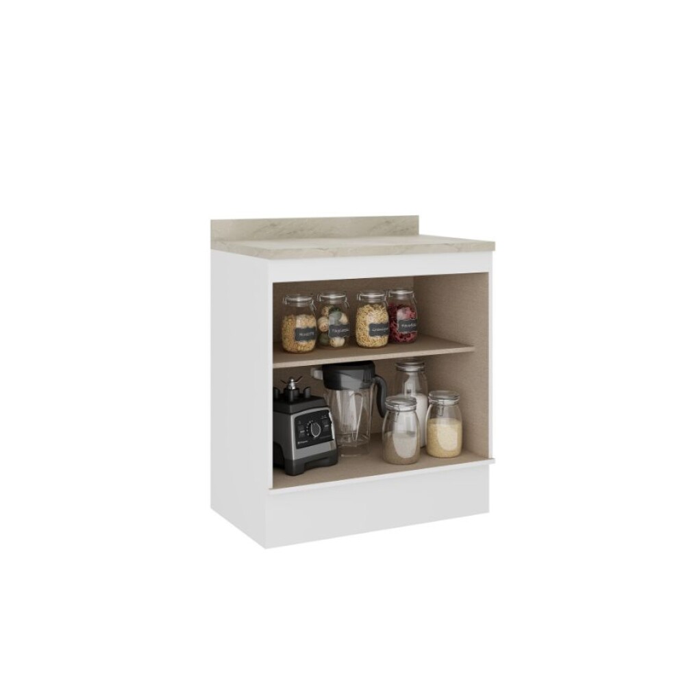 Bajo Mesada Americana 2 Puertas 80cm Blanco Bajo Mesada Americana 2 Puertas 80cm Blanco