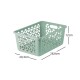 Cesto organizador M 5L VERDE