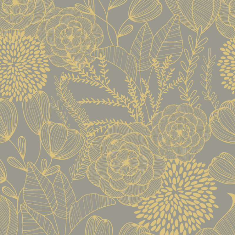 COLECCIÓN BLUEBELL - ALANNAH TAUPE BOTANICAL - N/A