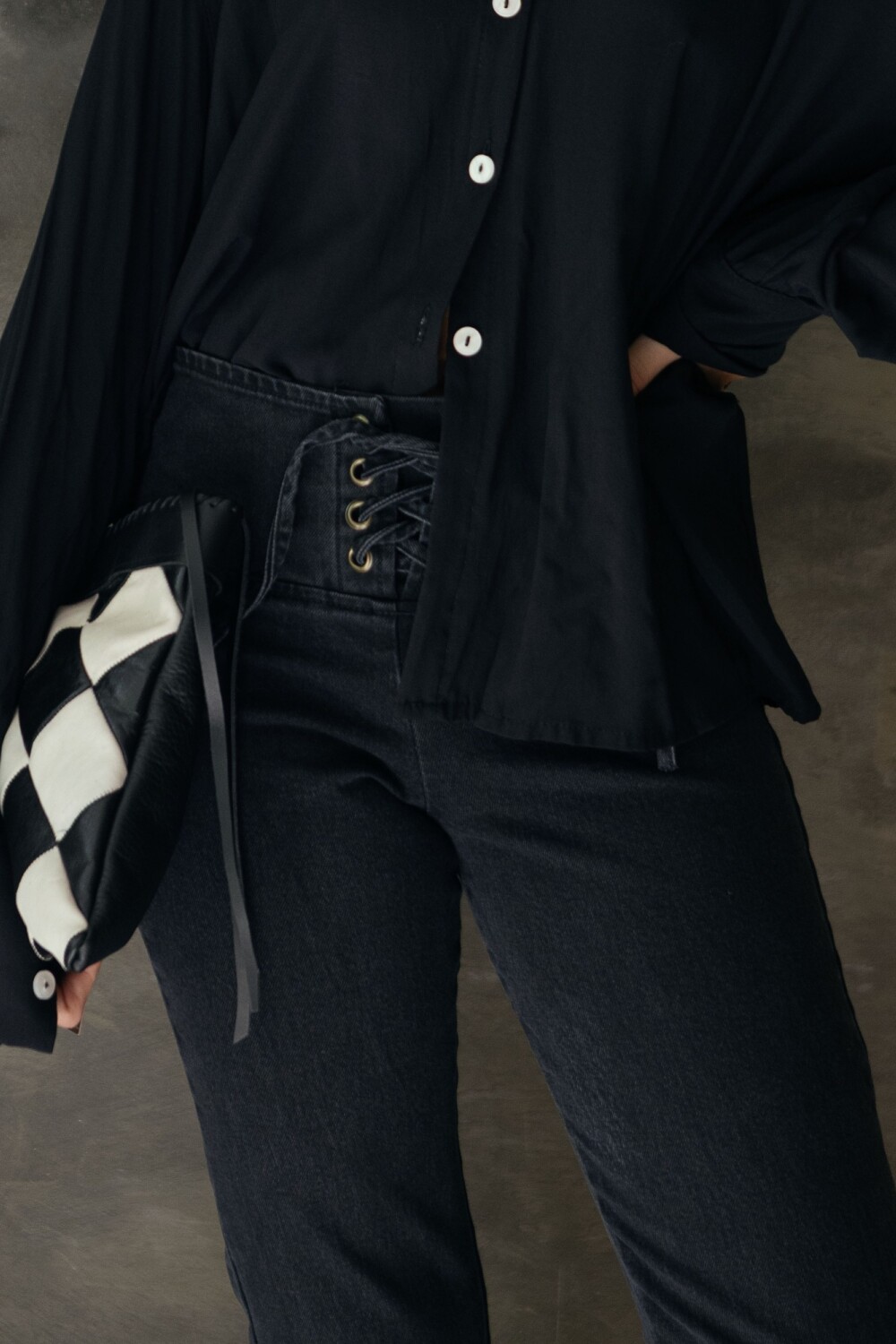 Rosette Fisher Pants Negro