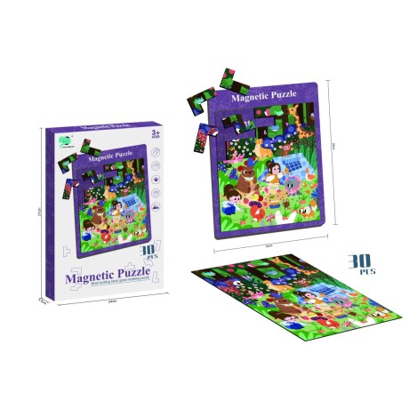Puzzle magnético infantil - picnic 81264 001