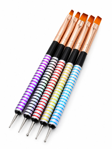 PINCELES PARA MAQUILLAJE PACK X 5 VARIANTE 1