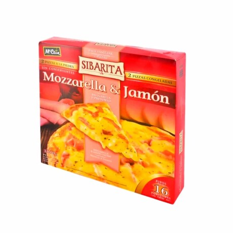 Pizza Con Muzza Y Jamon 1060 Grs 2 Unid. Sibarita Pizza Con Muzza Y Jamon 1060 Grs 2 Unid. Sibarita