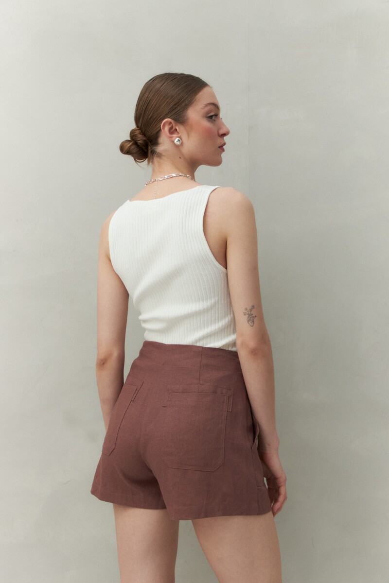 SHORT NILS Chocolate