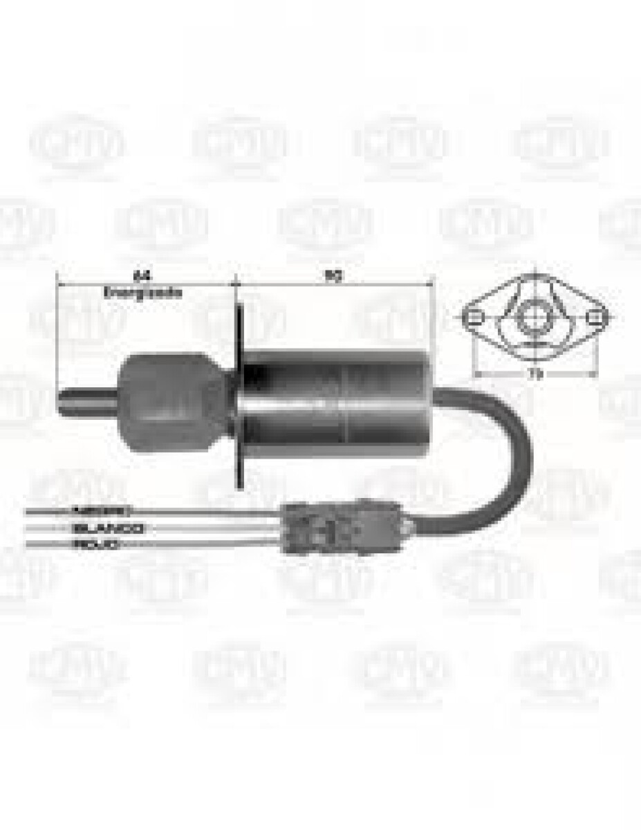 AUTOMATICO DE ARRANQUE VOLKSWAGEN SOLENOIDE DE CORTE 12V MOTORES CUMMINS FORD LC 