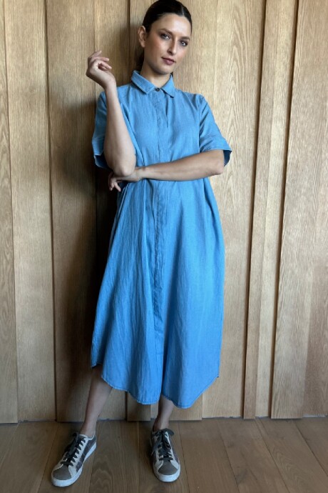 Túnica Costa Denim Celeste