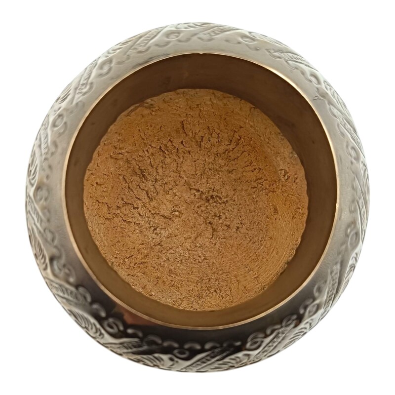 Mate torpedo labrado - PLATA - 05 marrónuniforme
