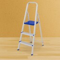 Escalera Plegable de Aluminio Mor 3 Peldaños Escalera Plegable de Aluminio Mor 3 Peldaños