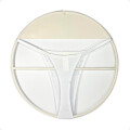 Tanga Colaless Ajustable De Encaje Blanco