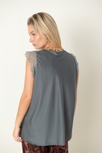 BLUSA AMMOLITA Gris