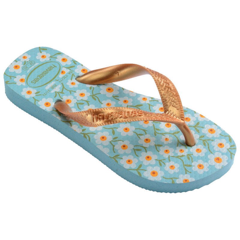 Sandalias de Niña Havaianas Flores Azul Flores