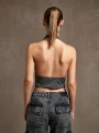 TOP PAINA GRIS OSCURO