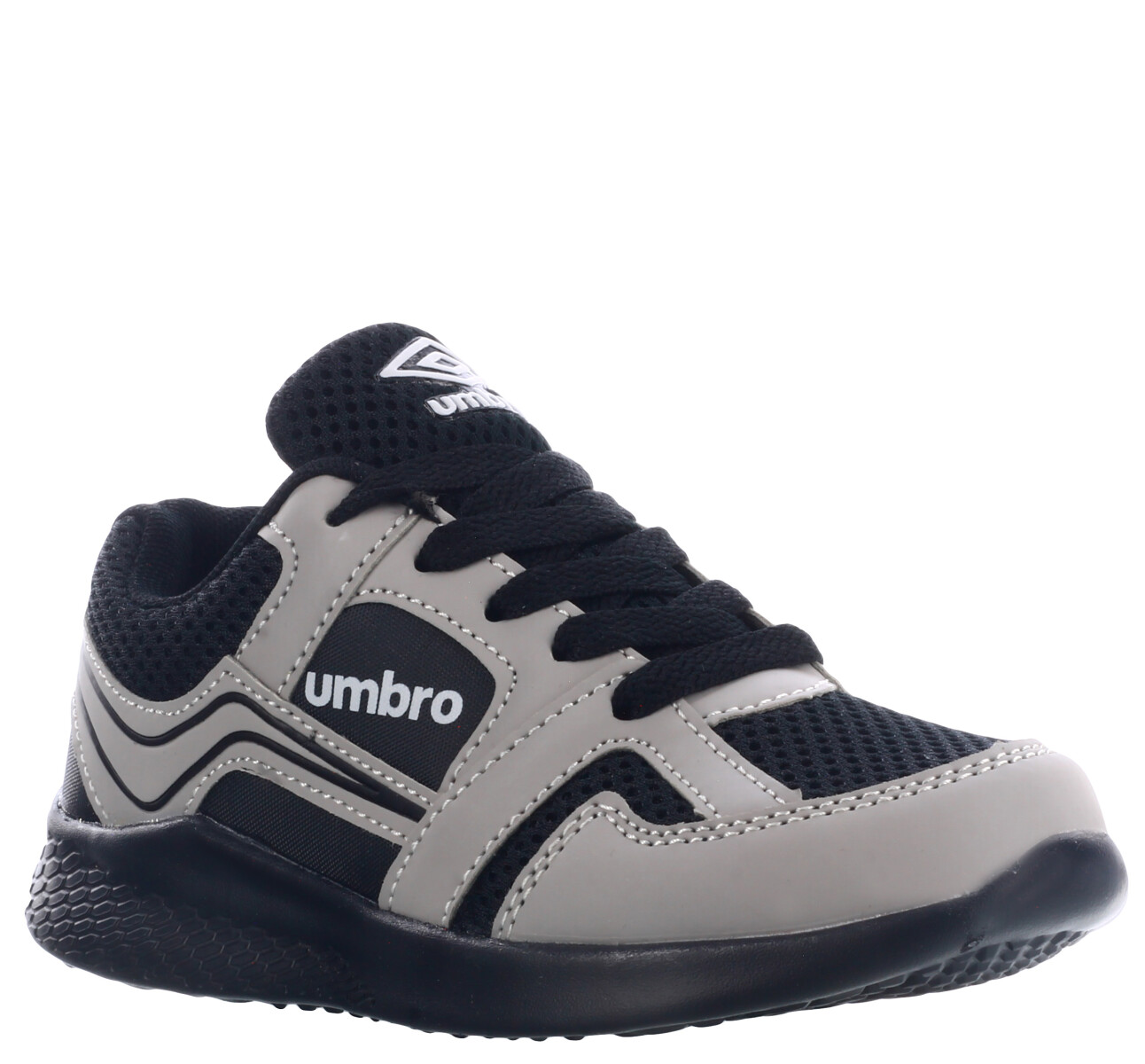 Championes de Niños Umbro BLAZE Jrs. - Negro - Gris 