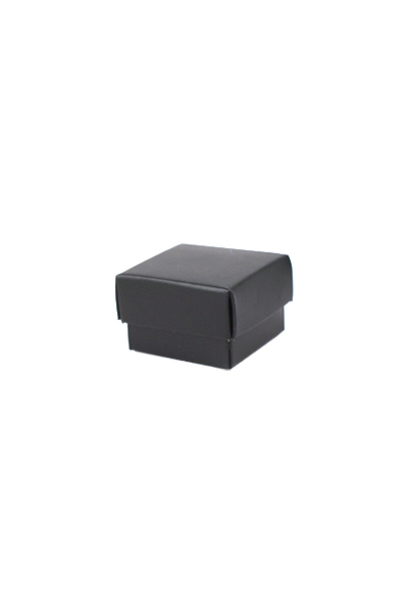 Caja eco 01 - 4x4x2,5 cm. - NEGRO 