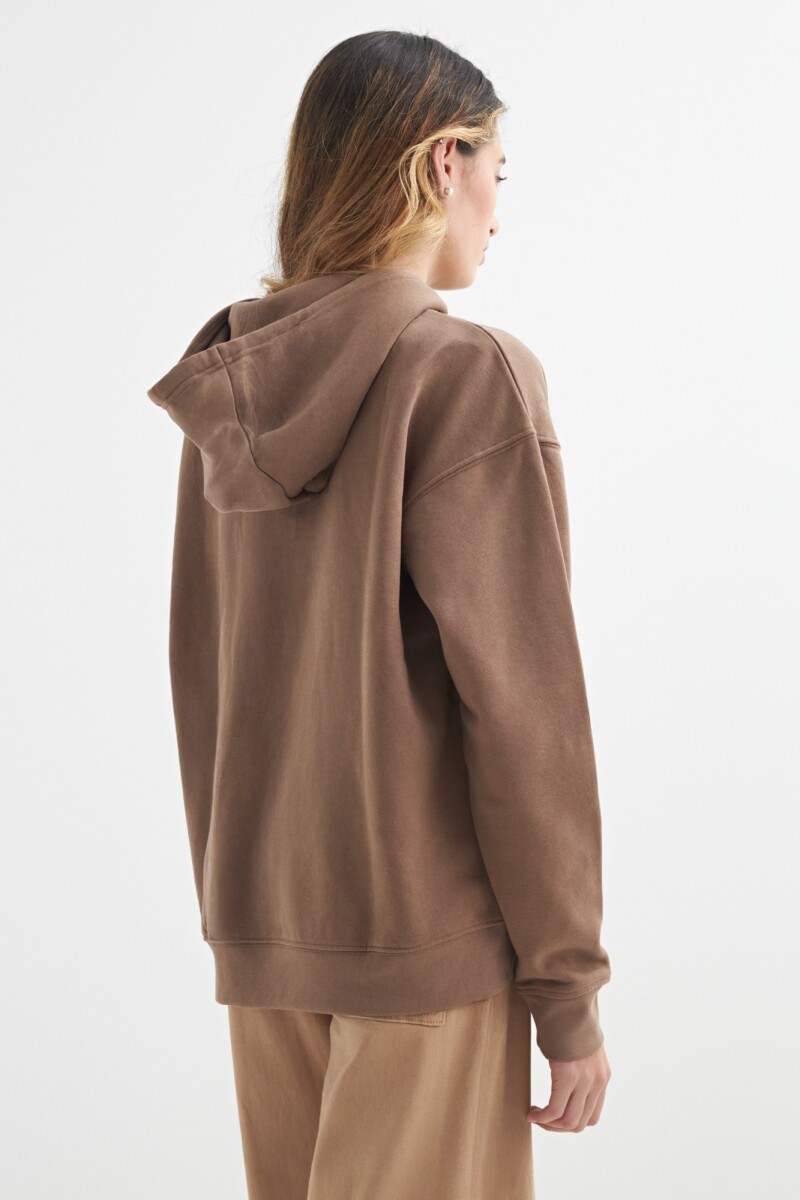 Hoodie con capucha MARRON