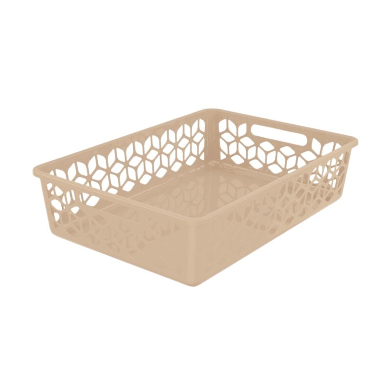 Cesto organizador raso 9L CAPPUCCINO