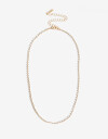 Collares Cortos Metal Collar Corto Strass - Dorado
