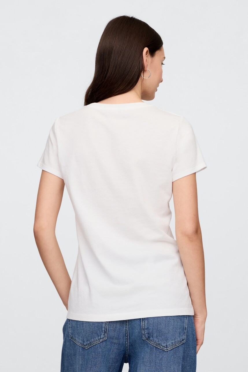 Remera Logo Gap Mujer Americana