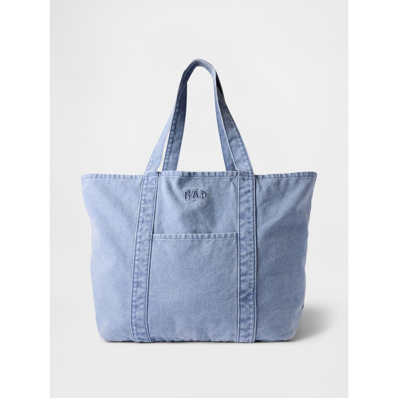 SP25 OVERDYE CANVAS TOTE BAINBRIDGE BLUE