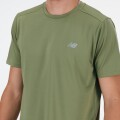 Remera New Balance de Hombre - RUN T-SHIRT - MT41222DEK GREEN