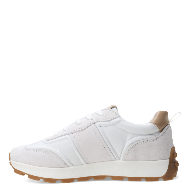 Championes de Mujer Miss Carol URTI acordonado Beige - Blanco