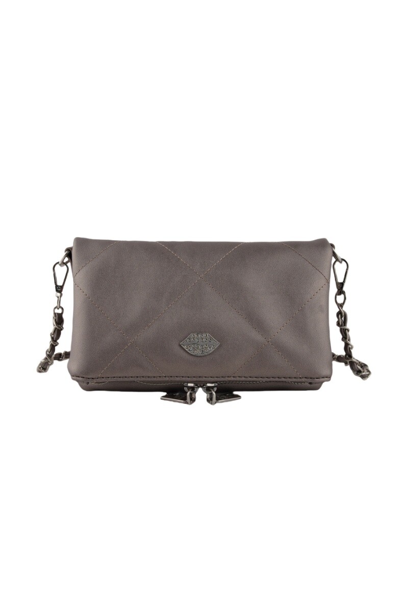 Cartera Las Oreiro Gris oscuro