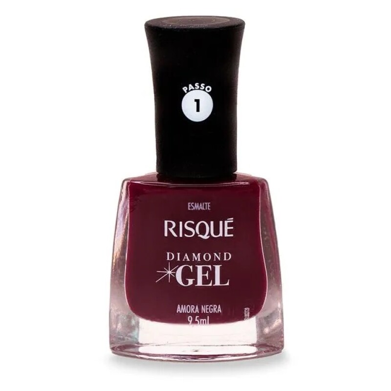 Esmalte Risque Diamond Gel Amora Negra Esmalte Risque Diamond Gel Amora Negra