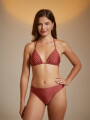 Top+bikini Twist Rosa Oscuro