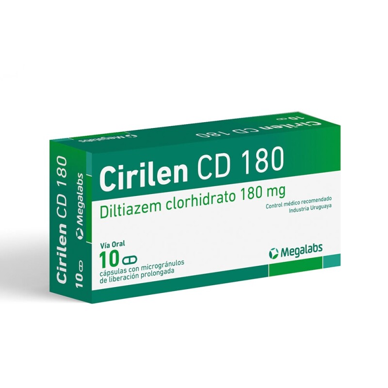 Cirilen Cd 180 Mg 10 Caps. Cirilen Cd 180 Mg 10 Caps.