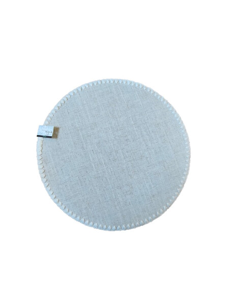 INDIVIDUAL CIRCULAR D38CM BORDE PESPUNTE INDIVIDUAL CIRCULAR D38CM BORDE PESPUNTE