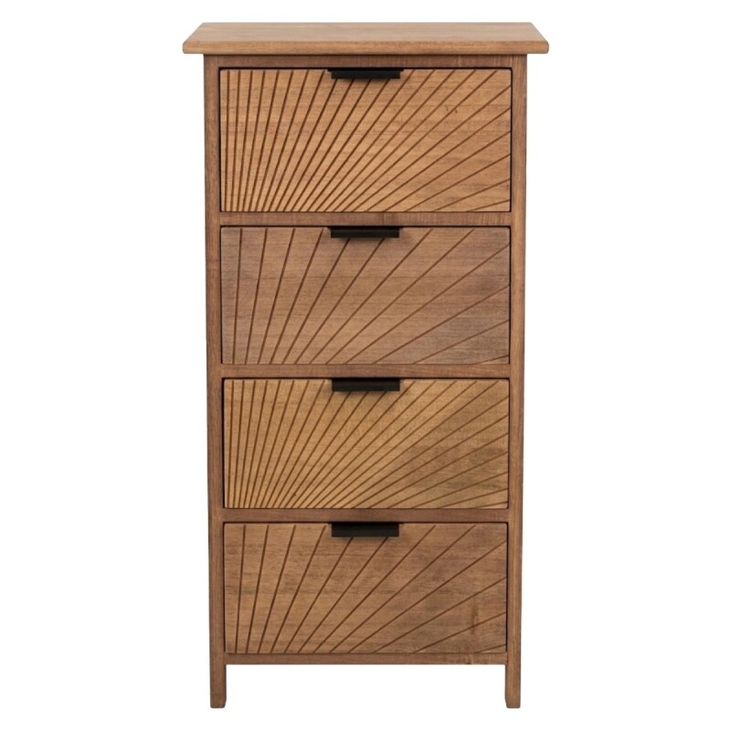 ESTANTE ORGANIZADOR C/4 CAJON MARRON Unica