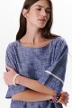BLUSA MELANIE AZUL