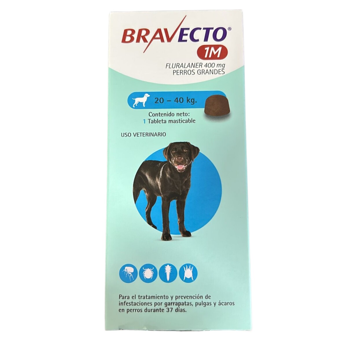Bravecto Mensual 20kg 40kg 