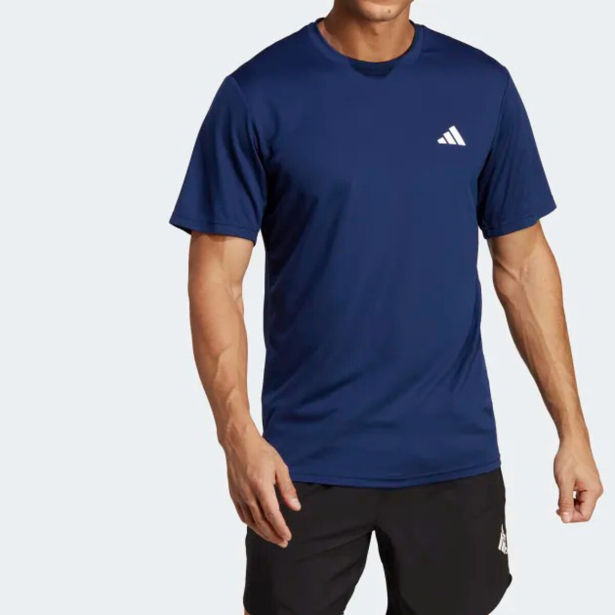Remera de Hombre Adidas Train Essentials - Azul - Blanco 
