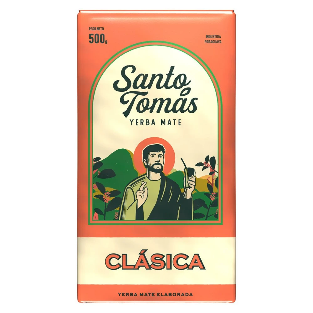 YERBA MATE SANTO TOMAS CLÁSICA CJ X 500