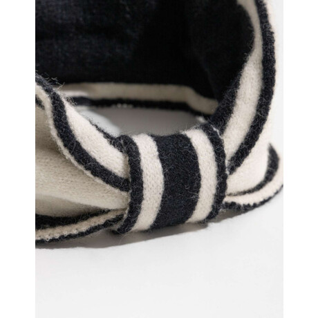 Vincha Texil Con Nudo Combinacion bicolor