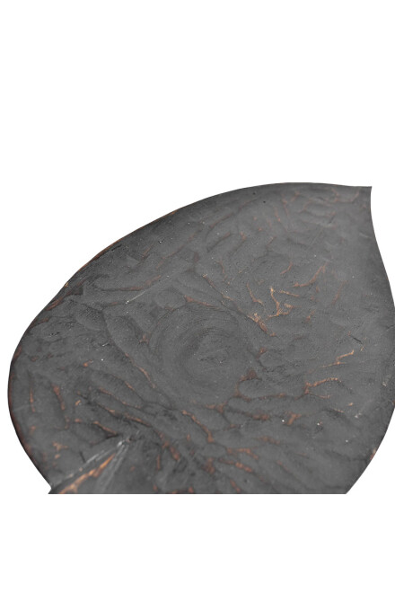ADORNOS CENTRO DE MESA LEAF DAUN BLACK 41X20X3H CM