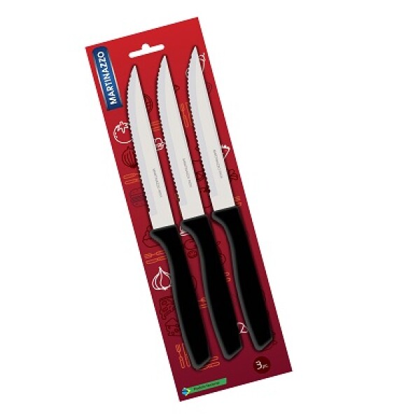 Piemonte Set 3 Cuchillos Negro 20335-5 Piemonte Set 3 Cuchillos Negro 20335-5
