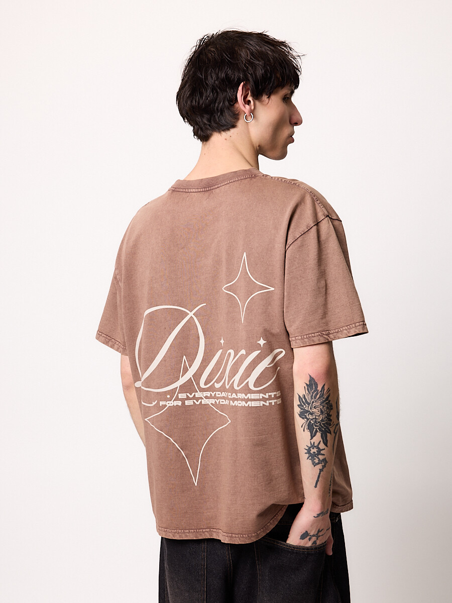 T-SHIRT M/C ANKOR DIXIE - Tabaco 