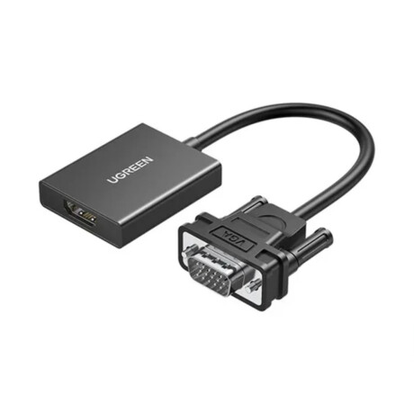Cable Adaptador Ugreen para PC VGA Macho a HDMI Hembra Cable Adaptador Ugreen para PC VGA Macho a HDMI Hembra