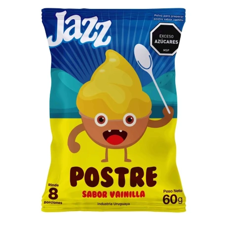 POSTRE JAZZ 60G 8P VAINILLA POSTRE JAZZ 60G 8P VAINILLA