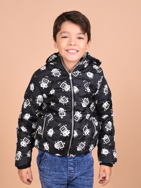 CAMPERA ROBOT NEGRO