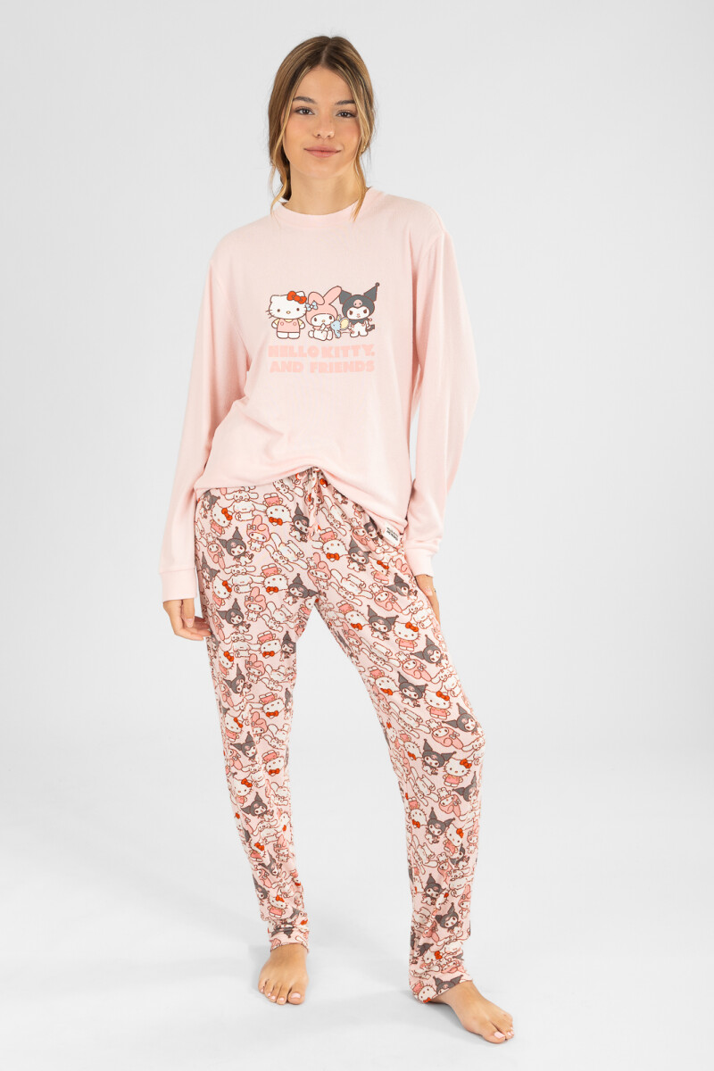 Pijama hello kitty hacci - Rosado 