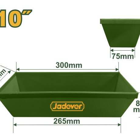 Bandeja budinera 10" jadever JDNQ1330 Bandeja budinera 10" jadever JDNQ1330