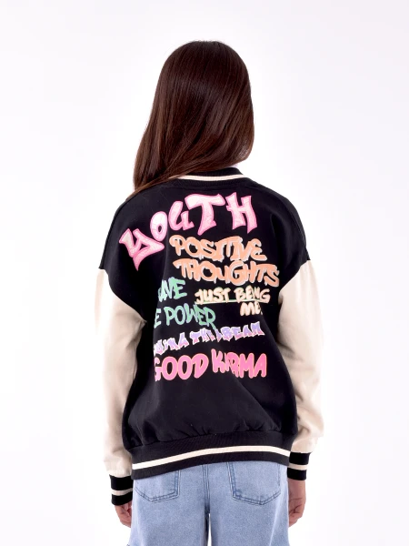 CAMPERA GRAFFITI AZUL OSCURO