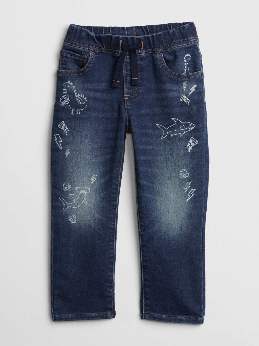 Pantalon Slim Toddler Niño - Dark Wash 