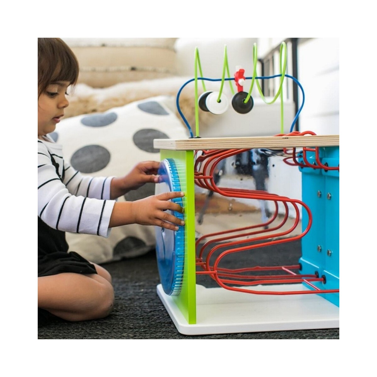 Cubo de actividades - Zig zag estación de innovación Hape Baby Einstein 