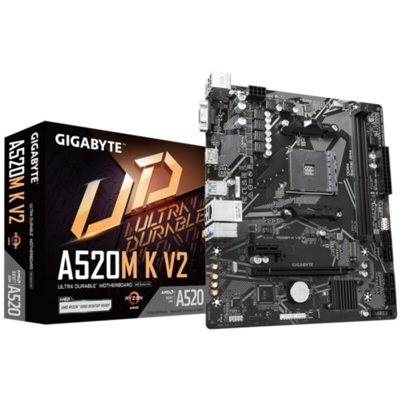 Motherboard Gigabyte A520M-K V2 AM4 Motherboard Gigabyte A520M-K V2 AM4