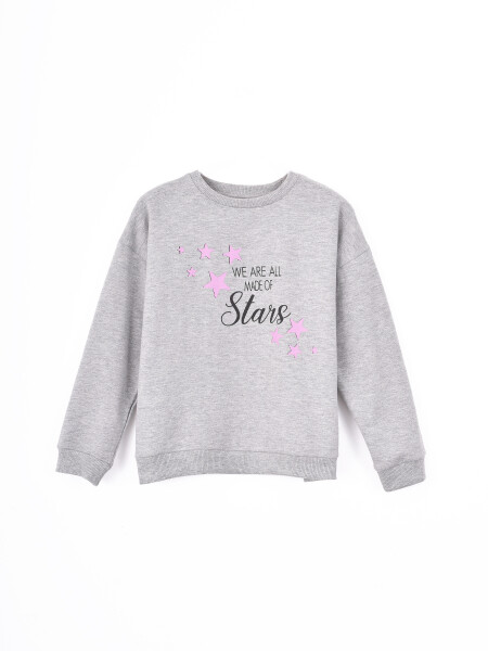 BUZO CADENCIA GRIS MELANGE M